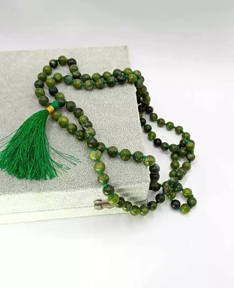 Green Jade Mala