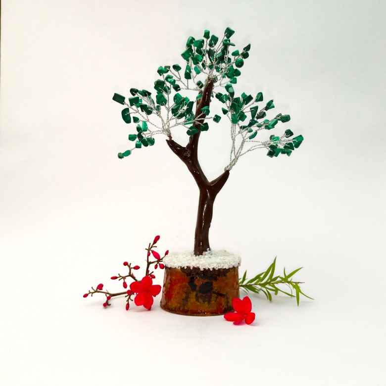 Malachite Gemstone Tree