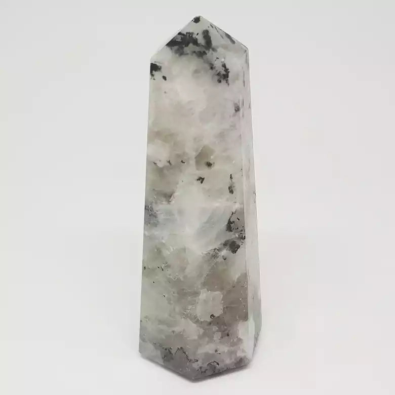 Rainbow Moonstone Point