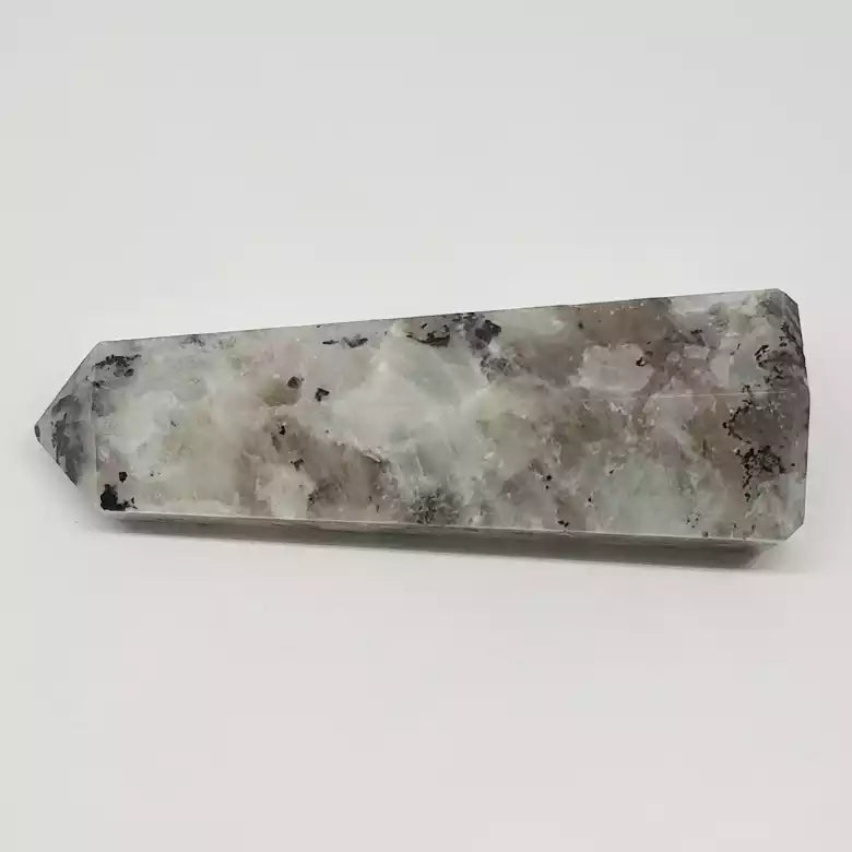 Rainbow Moonstone Point