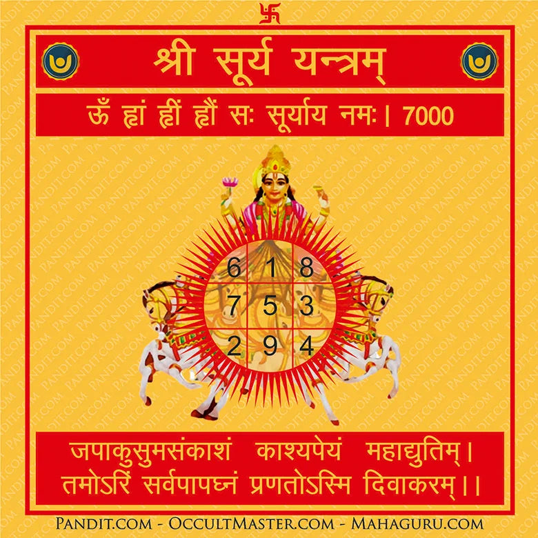 Shri Surya Yantra