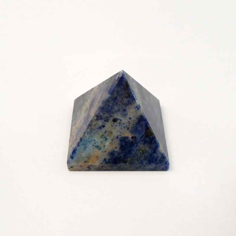 Sodalite Crystal Pyramid