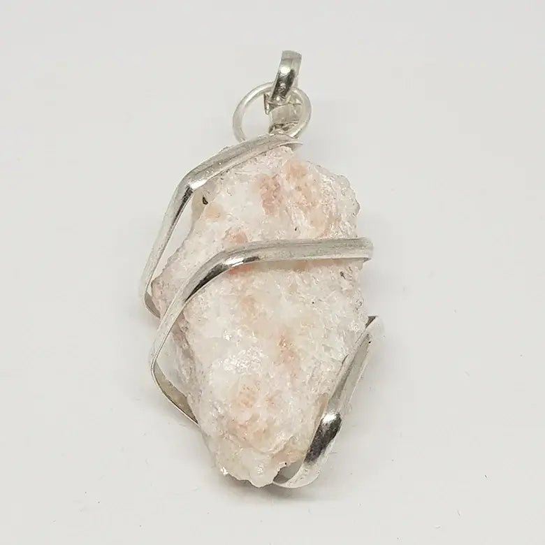 Sunstone Spiral Pendant