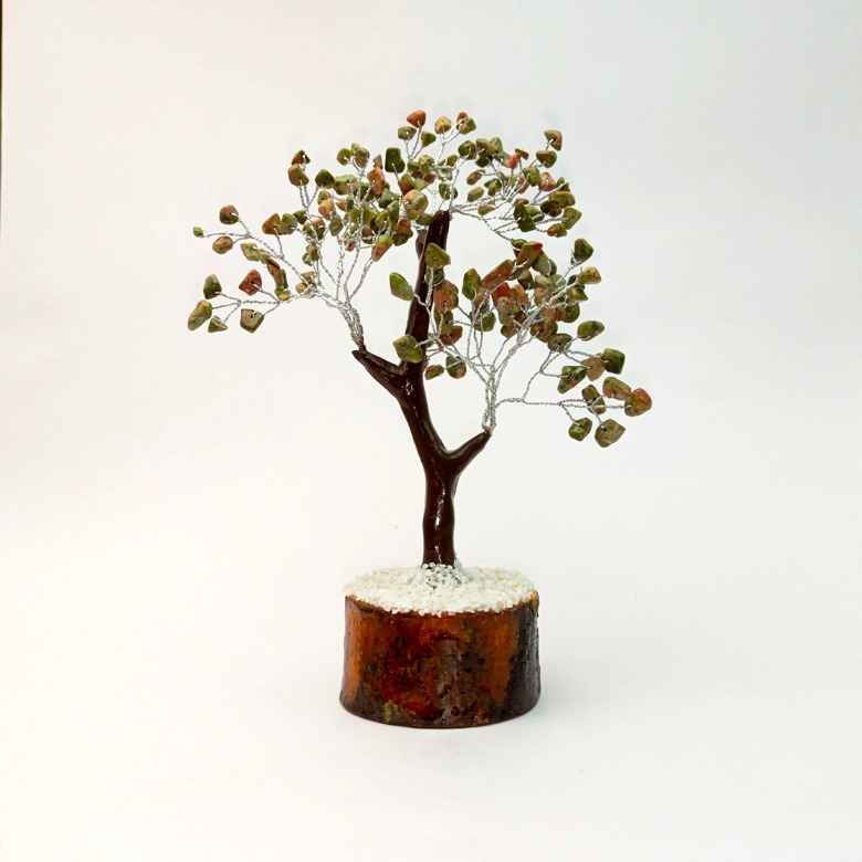 Unakite Gemstone Tree