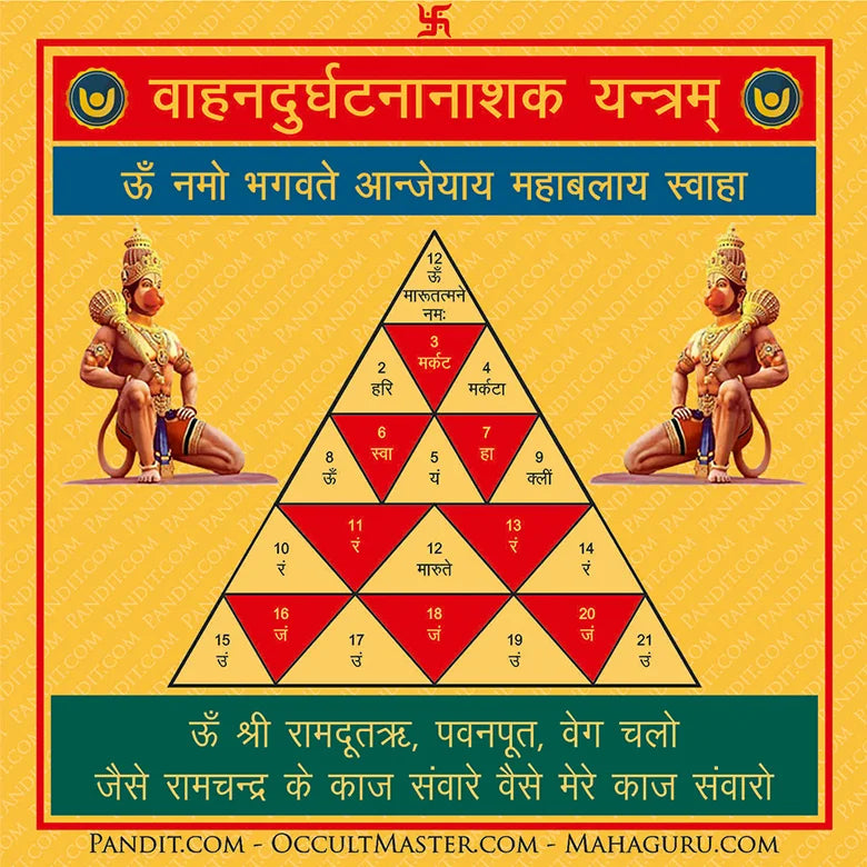 Vahan Durghatna Nashak Yantra