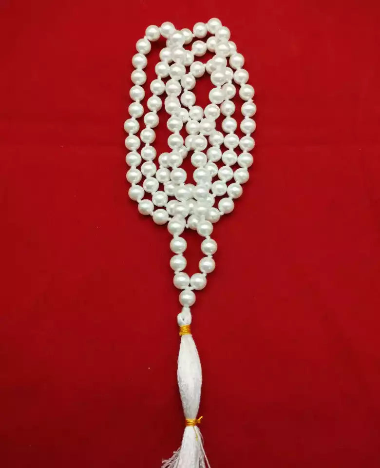 White Pearls Mala