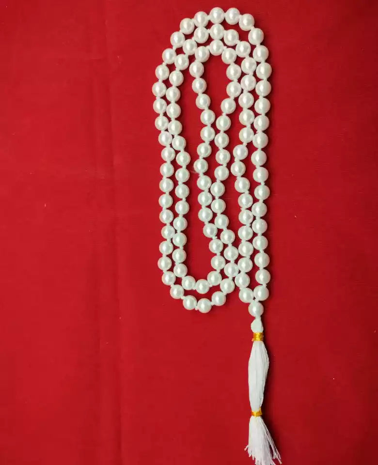 White Pearls Mala